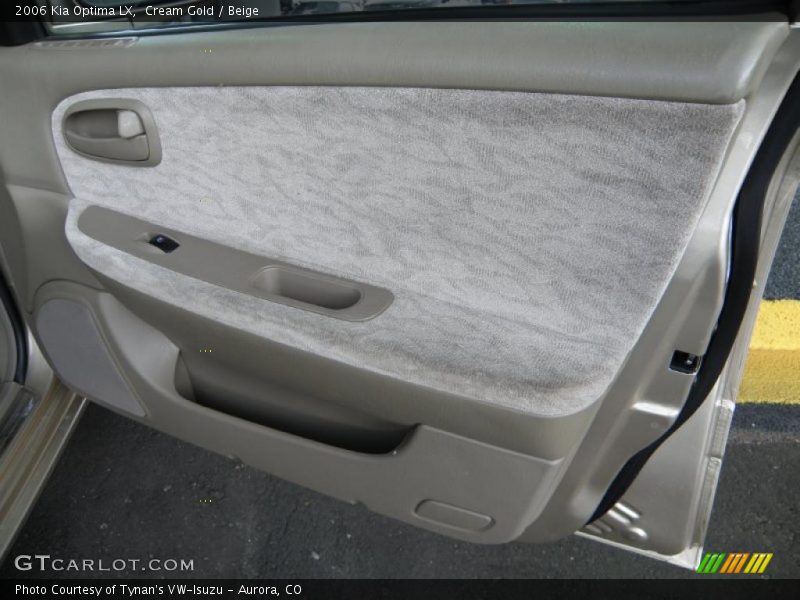 Cream Gold / Beige 2006 Kia Optima LX