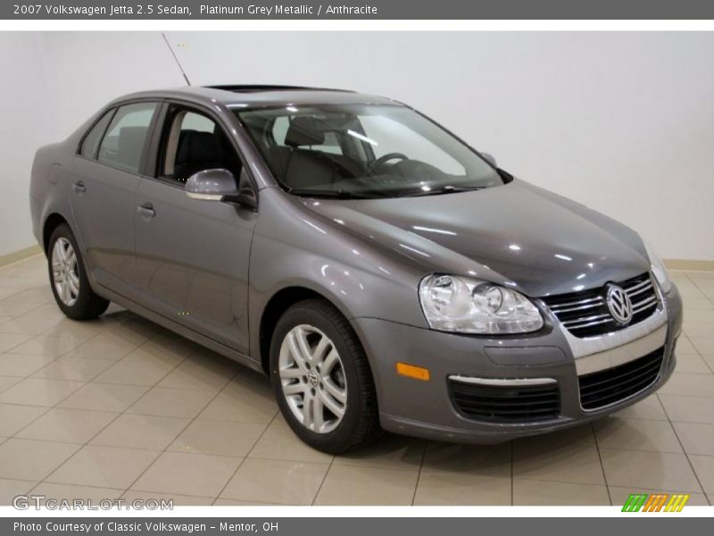 Platinum Grey Metallic / Anthracite 2007 Volkswagen Jetta 2.5 Sedan