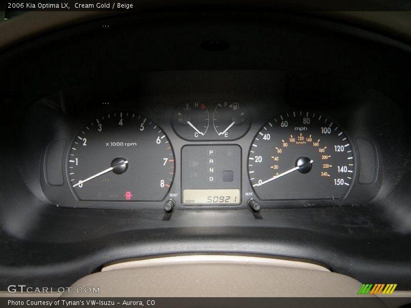 Cream Gold / Beige 2006 Kia Optima LX