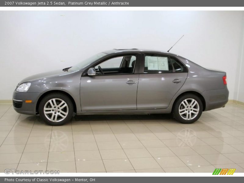 Platinum Grey Metallic / Anthracite 2007 Volkswagen Jetta 2.5 Sedan