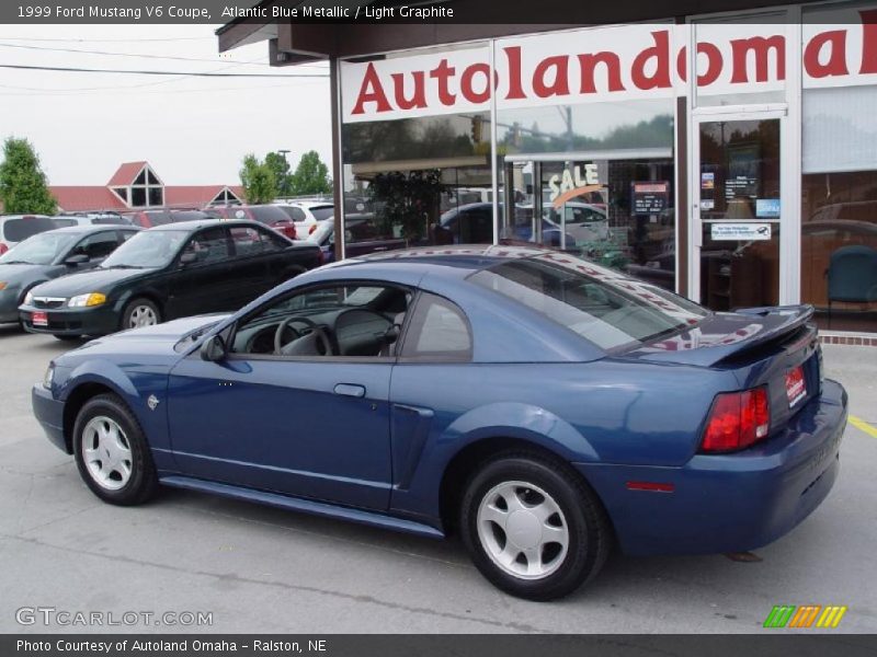 Atlantic Blue Metallic / Light Graphite 1999 Ford Mustang V6 Coupe