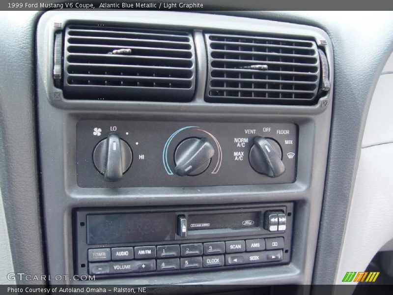 Atlantic Blue Metallic / Light Graphite 1999 Ford Mustang V6 Coupe
