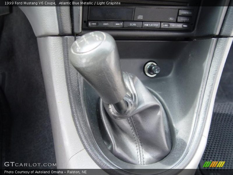 Atlantic Blue Metallic / Light Graphite 1999 Ford Mustang V6 Coupe