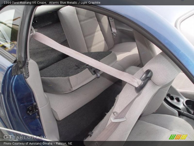 Atlantic Blue Metallic / Light Graphite 1999 Ford Mustang V6 Coupe