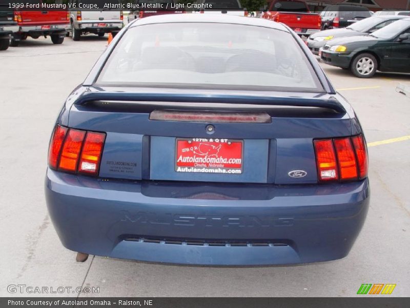 Atlantic Blue Metallic / Light Graphite 1999 Ford Mustang V6 Coupe