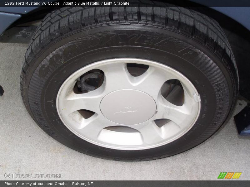 Atlantic Blue Metallic / Light Graphite 1999 Ford Mustang V6 Coupe