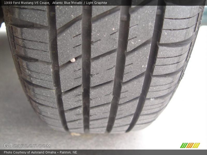 Atlantic Blue Metallic / Light Graphite 1999 Ford Mustang V6 Coupe