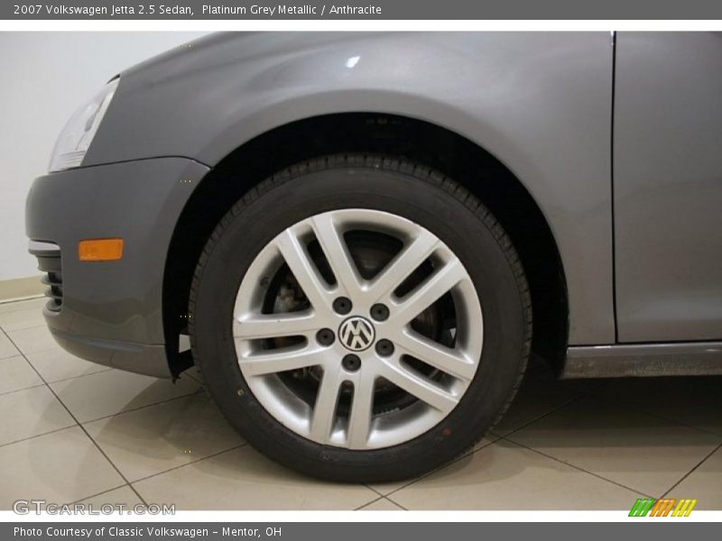 Platinum Grey Metallic / Anthracite 2007 Volkswagen Jetta 2.5 Sedan