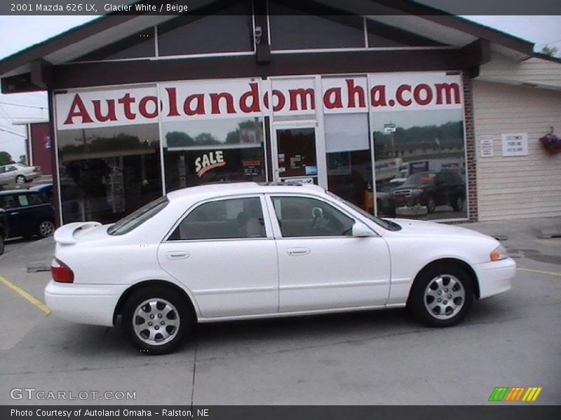 Glacier White / Beige 2001 Mazda 626 LX