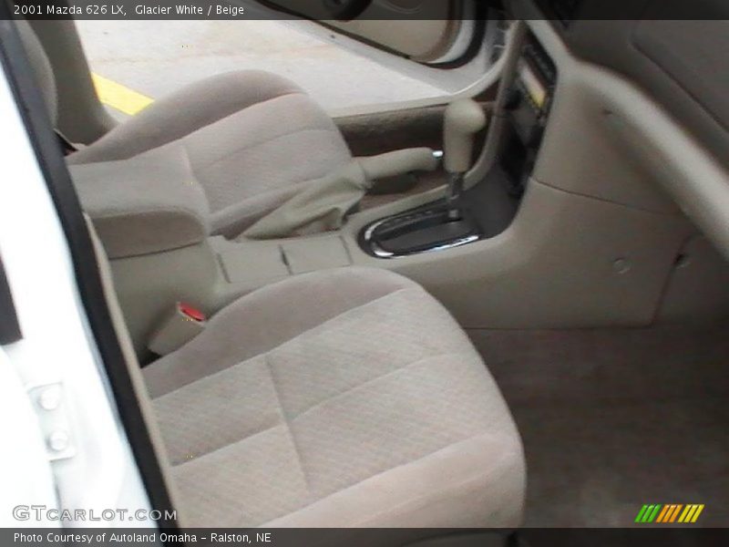Glacier White / Beige 2001 Mazda 626 LX