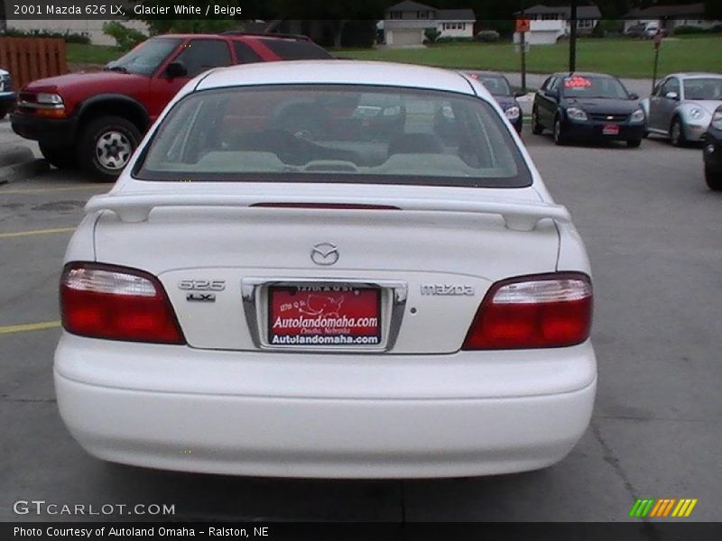 Glacier White / Beige 2001 Mazda 626 LX