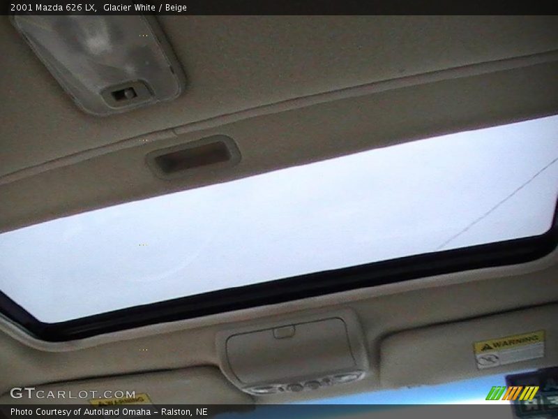 Glacier White / Beige 2001 Mazda 626 LX