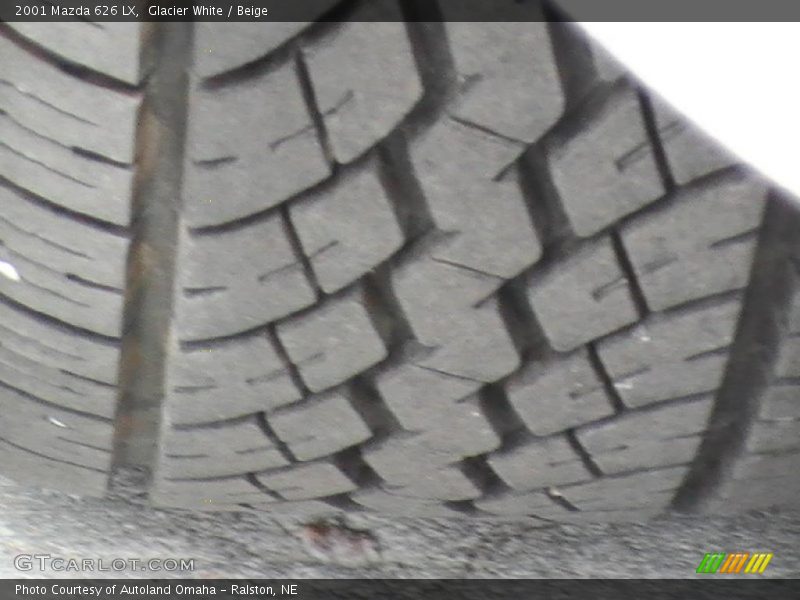 Glacier White / Beige 2001 Mazda 626 LX