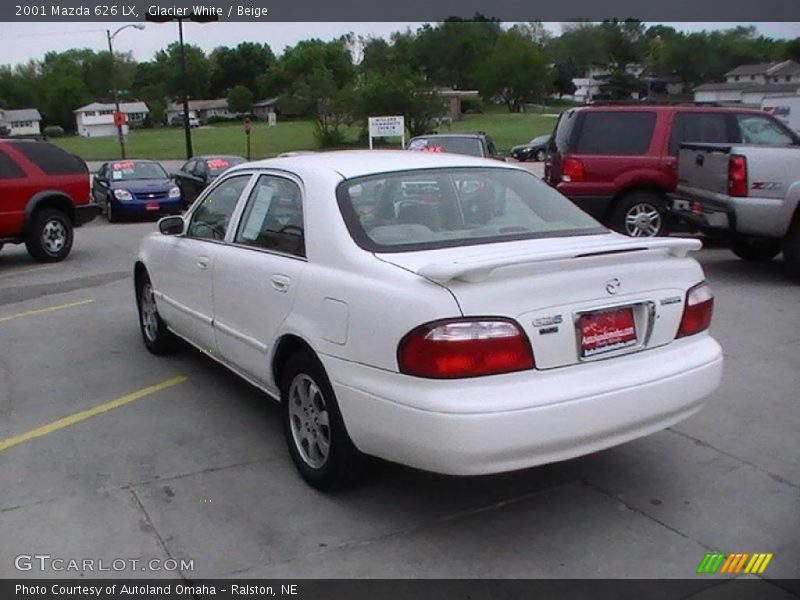 Glacier White / Beige 2001 Mazda 626 LX