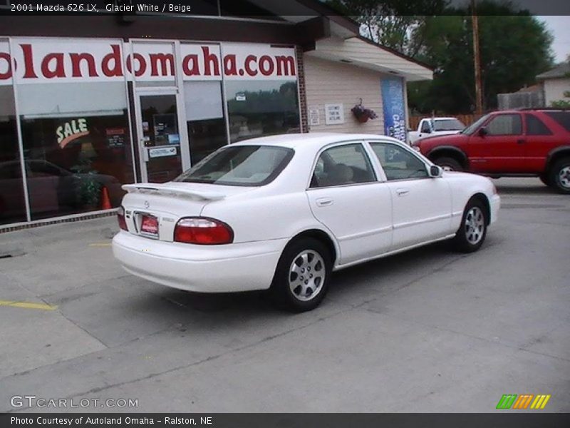 Glacier White / Beige 2001 Mazda 626 LX