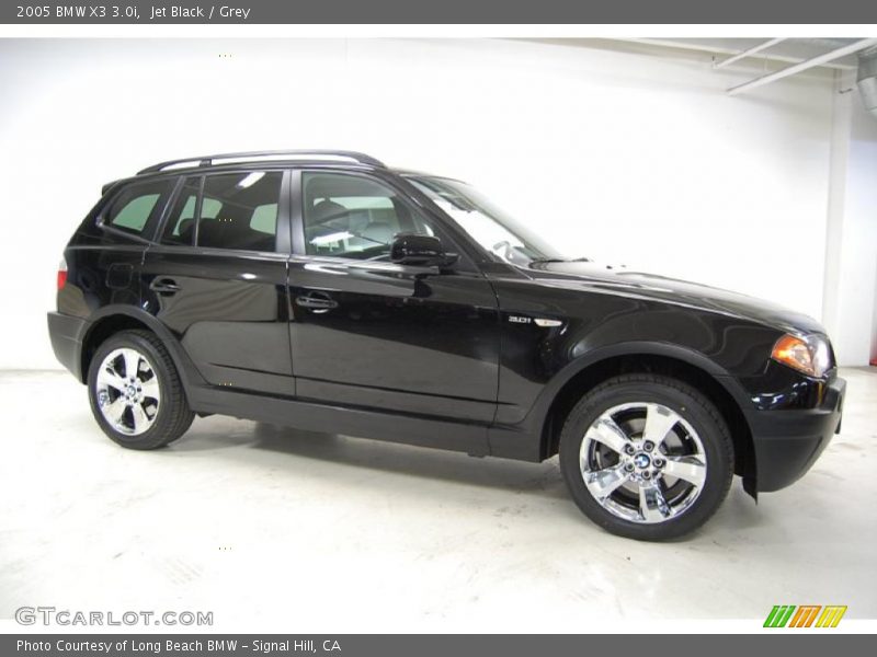 Jet Black / Grey 2005 BMW X3 3.0i