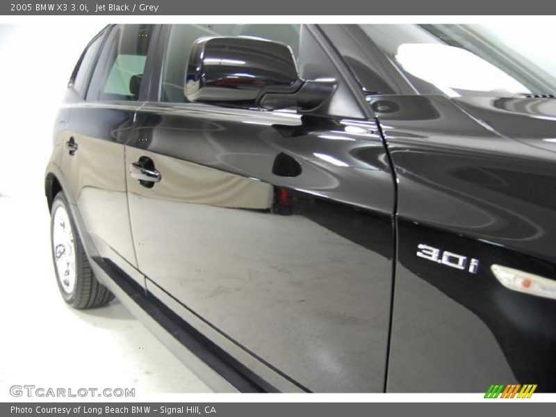 Jet Black / Grey 2005 BMW X3 3.0i