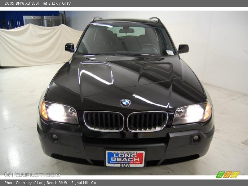 Jet Black / Grey 2005 BMW X3 3.0i