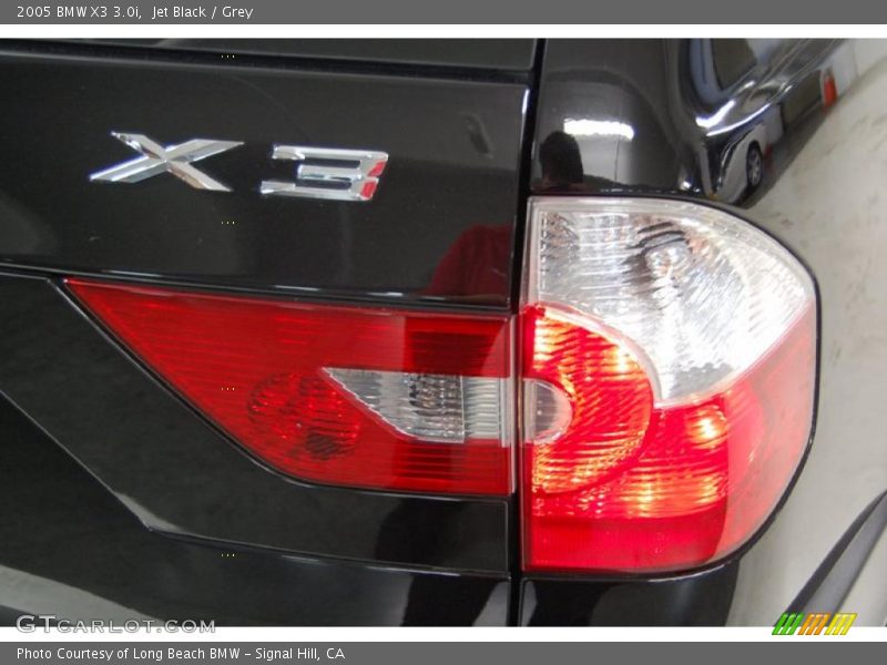 Jet Black / Grey 2005 BMW X3 3.0i