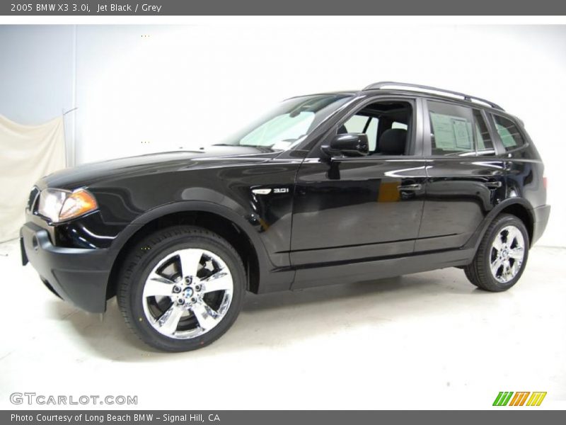 Jet Black / Grey 2005 BMW X3 3.0i