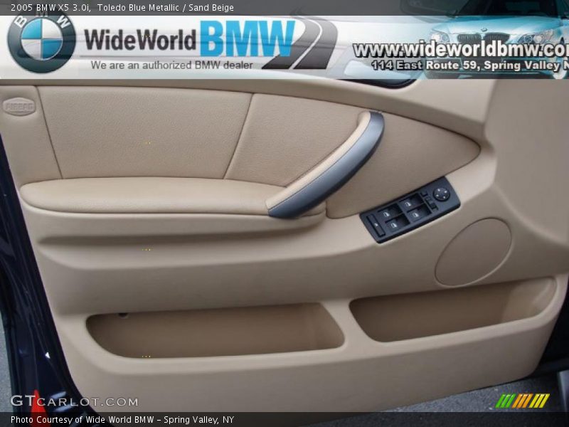 Toledo Blue Metallic / Sand Beige 2005 BMW X5 3.0i