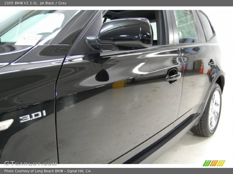 Jet Black / Grey 2005 BMW X3 3.0i