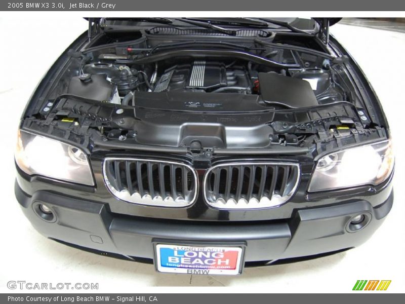 Jet Black / Grey 2005 BMW X3 3.0i
