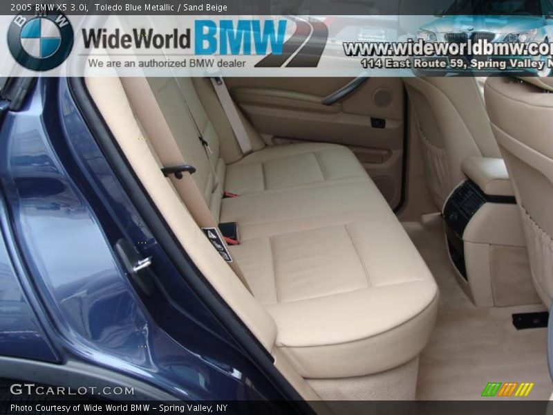 Toledo Blue Metallic / Sand Beige 2005 BMW X5 3.0i