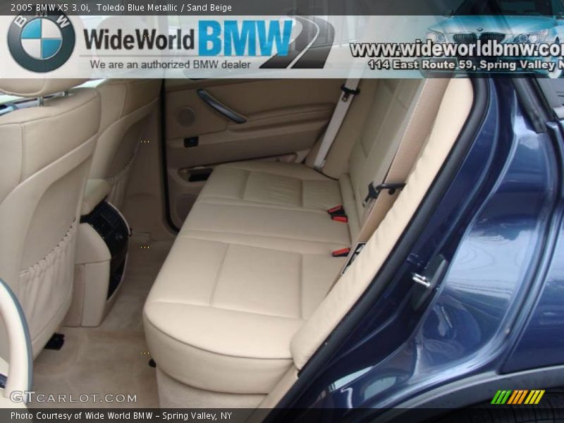Toledo Blue Metallic / Sand Beige 2005 BMW X5 3.0i