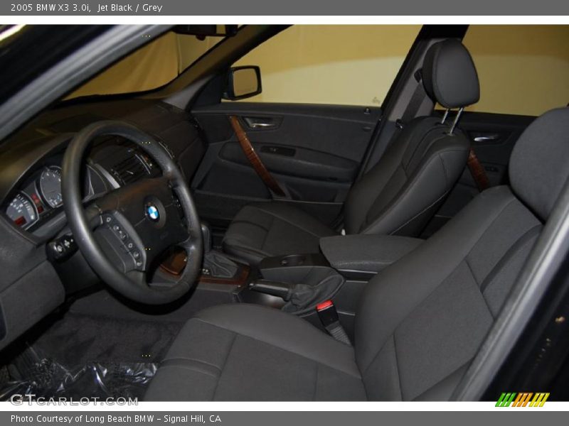 Jet Black / Grey 2005 BMW X3 3.0i