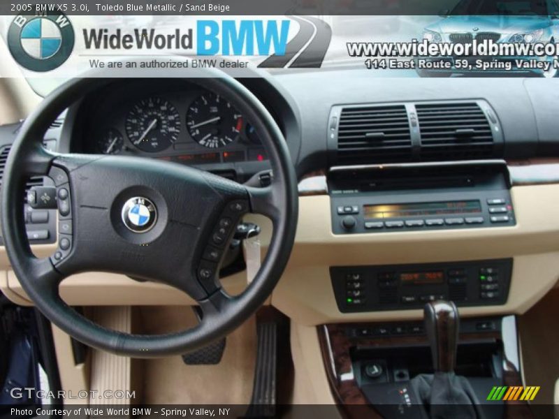 Toledo Blue Metallic / Sand Beige 2005 BMW X5 3.0i