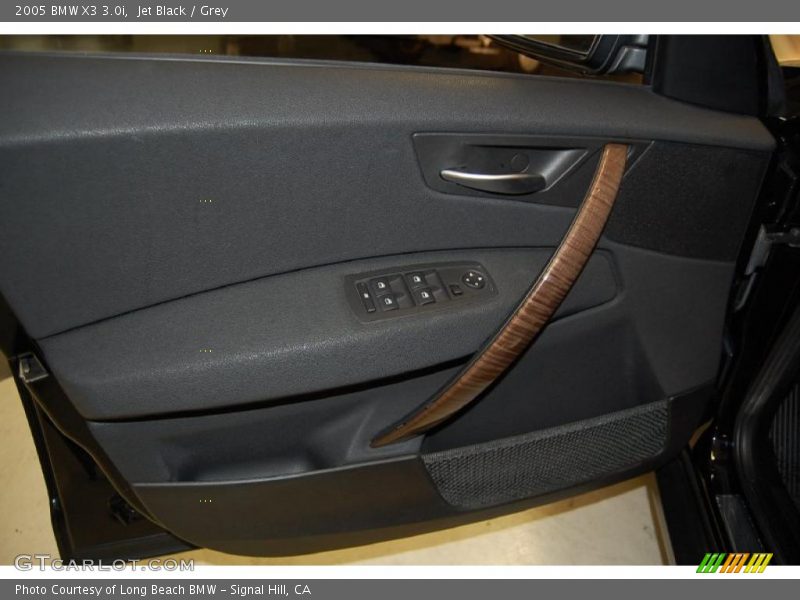 Jet Black / Grey 2005 BMW X3 3.0i