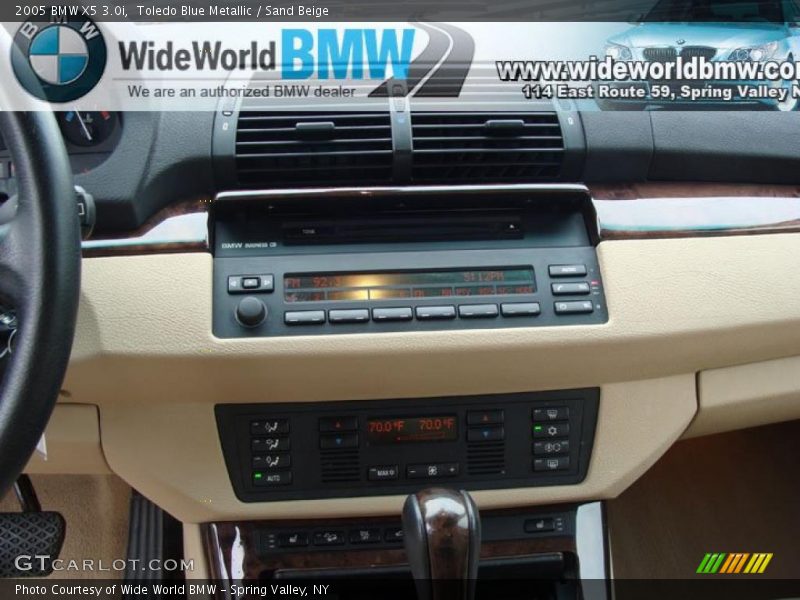 Toledo Blue Metallic / Sand Beige 2005 BMW X5 3.0i