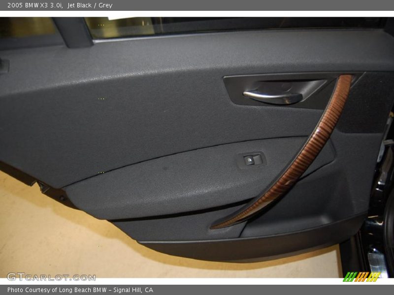 Jet Black / Grey 2005 BMW X3 3.0i