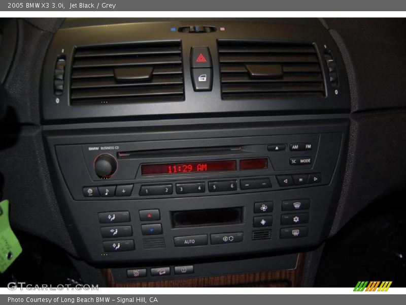 Jet Black / Grey 2005 BMW X3 3.0i