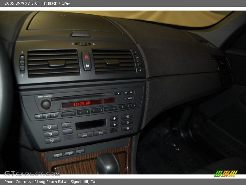 Jet Black / Grey 2005 BMW X3 3.0i