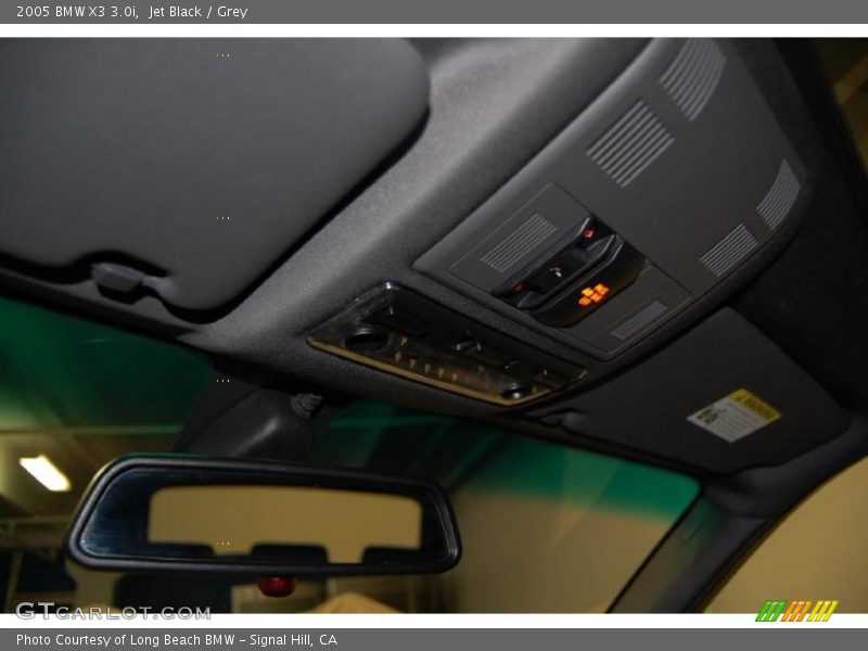 Jet Black / Grey 2005 BMW X3 3.0i