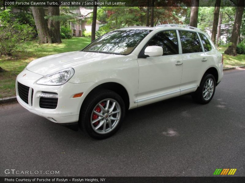 Sand White / Sand Beige Full Leather 2008 Porsche Cayenne Turbo