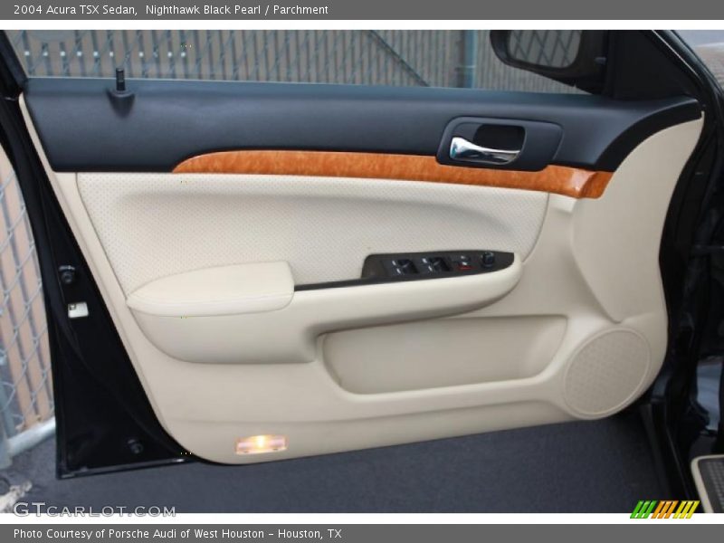 Nighthawk Black Pearl / Parchment 2004 Acura TSX Sedan