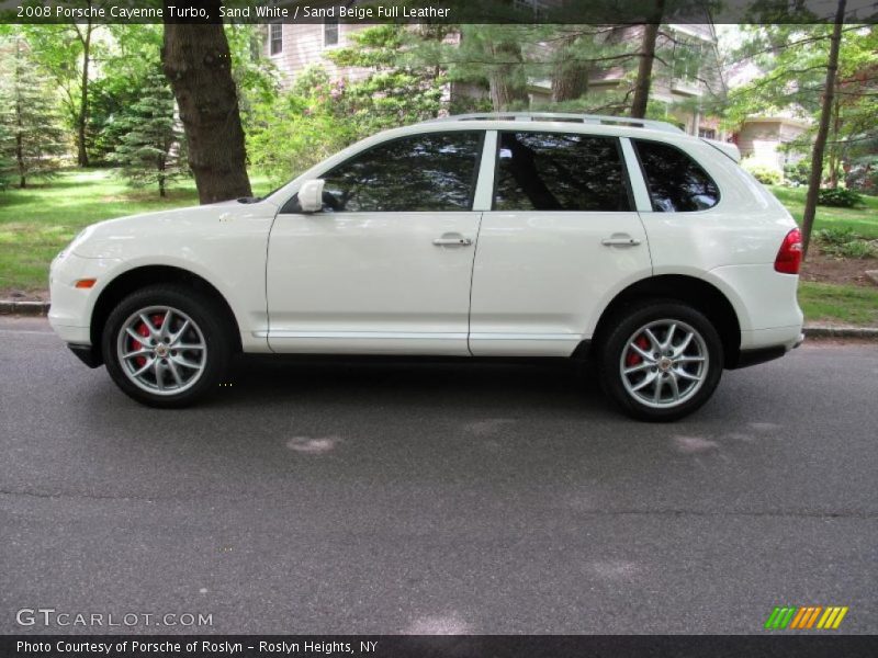Sand White / Sand Beige Full Leather 2008 Porsche Cayenne Turbo