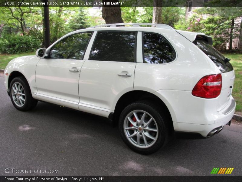 Sand White / Sand Beige Full Leather 2008 Porsche Cayenne Turbo