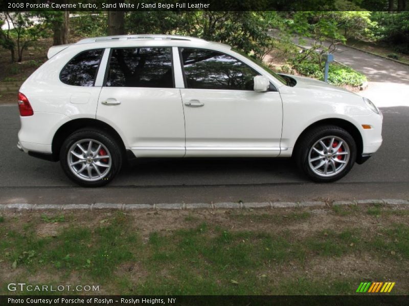 Sand White / Sand Beige Full Leather 2008 Porsche Cayenne Turbo