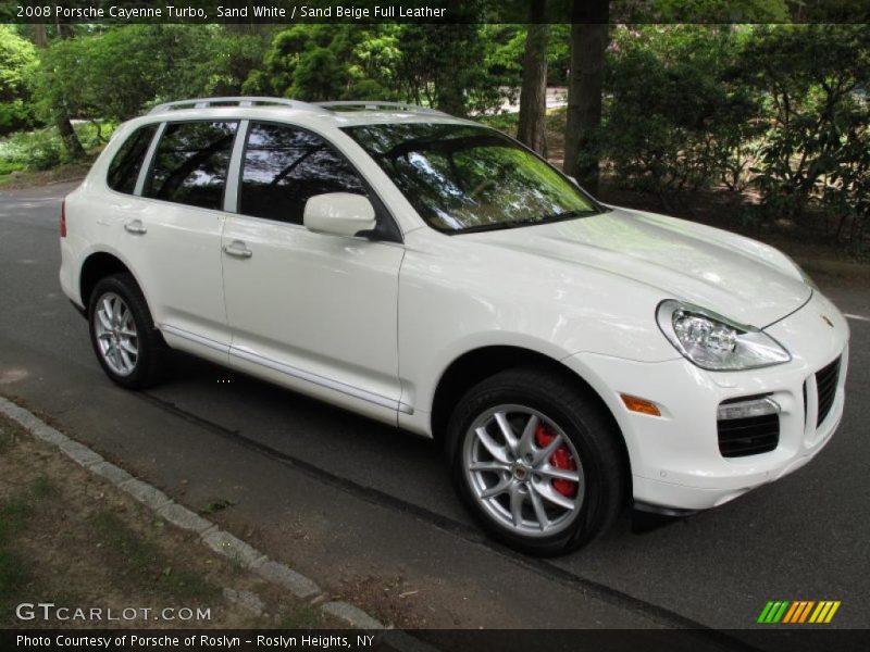 Sand White / Sand Beige Full Leather 2008 Porsche Cayenne Turbo