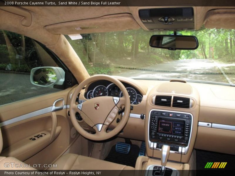 Sand White / Sand Beige Full Leather 2008 Porsche Cayenne Turbo