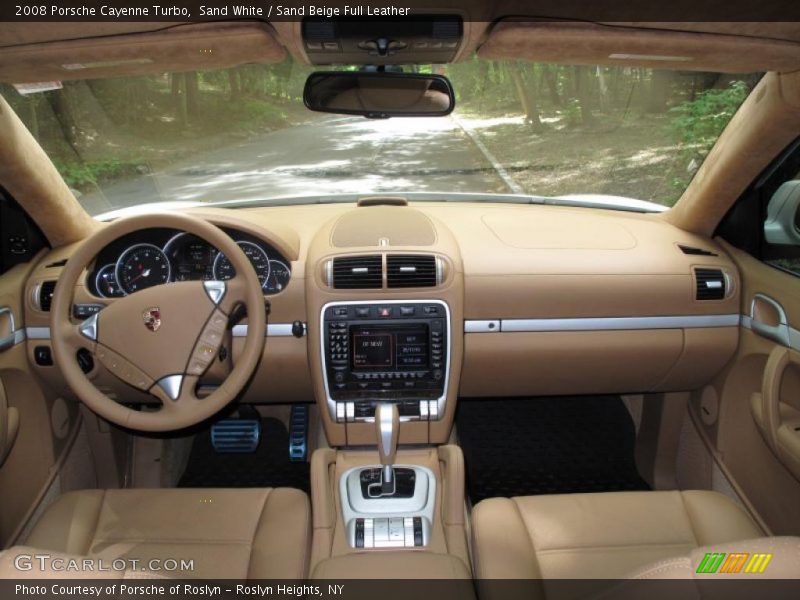 Sand White / Sand Beige Full Leather 2008 Porsche Cayenne Turbo
