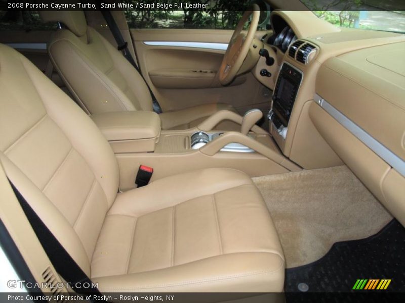 Sand White / Sand Beige Full Leather 2008 Porsche Cayenne Turbo