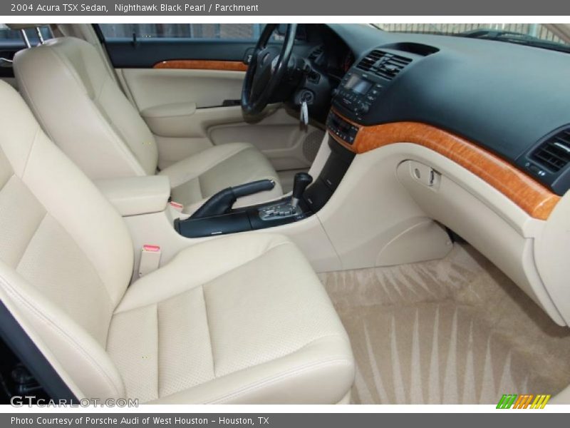 Nighthawk Black Pearl / Parchment 2004 Acura TSX Sedan