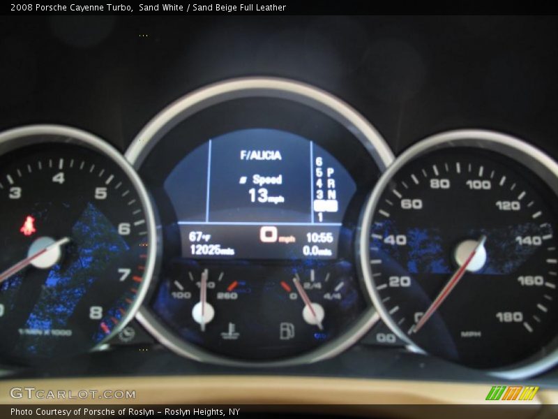 Sand White / Sand Beige Full Leather 2008 Porsche Cayenne Turbo