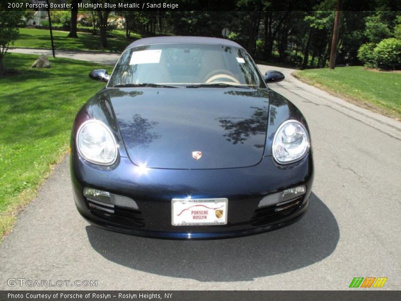 Midnight Blue Metallic / Sand Beige 2007 Porsche Boxster