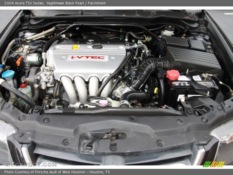 Nighthawk Black Pearl / Parchment 2004 Acura TSX Sedan